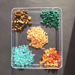 穴あきサザレ 　サザレ石　サザレまとめ売り　サザレ少量セット　ビーズ　タイガーアイ　マラカイト　サンストーン　アパタイト　カーネリアン