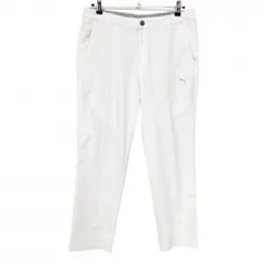 プーマ パンツ 白 ロゴ刺しゅう  メンズ L ゴルフウェア PUMA