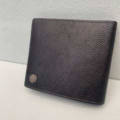 レノマrenoma二つ折り財布 ブラック