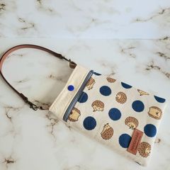 ハンドメイド スマホケース スマホポーチ ポケット付き No.114