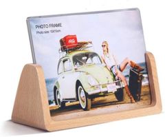 Goods online store 포토 프레임 사진 세워 목제 내츄럴우드 KG판 102mmx152mm(엽서, KG판 102mmx152mm)