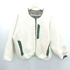 ◇ ⊇ FREAK'S STORE フリークスストア リバーシブル 長袖 パーカー サイズF アイボリー系 レディース E  【1503060035702】
