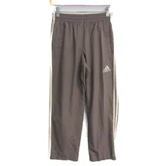 アディダス トラックパンツ ボトムス サイドライン スポーツウエア レディース XSサイズ ベージュ adidas 【中古】