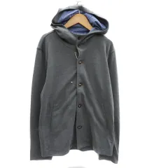 ユナイテッドアローズ UNITED ARROWS リズムオブライフ RHYTHM OF LIFE ジャケット パーカー ミドル丈 無地 M グレー /YK48 ■MO