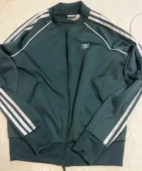 adidas(アディダス) ジャージ オリジナル プライムブルー SST トラック トップス 緑 ウーマンズ HN5890