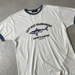 90's vintage POLO SPORT RALPH LAUREN サメ刺繍 リンガーT Tシャツ カットソー ヴィンテージ ポロスポーツ ラルフローレン