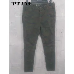 ◇ nano universe ナノ ユニバース 迷彩 カモフラ パンツ サイズ36 カーキ系 レディース 【1002798463646】