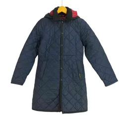 ラベンハム LAVENHAM フーデッド キルティングコート レディース  36