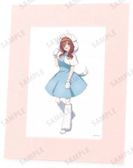 [중고] 종이제 보드·플레이트 나카노 산케이(동물도 코모코 옷구르미 ver.) 신작 캐릭터 파인 매트 [영화 오등분의 신부]