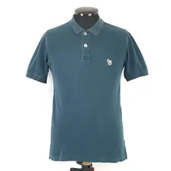 美品★ポールスミス/Paul Smith JEANS★半袖ポロシャツ【メンズM/ダークグリーン/無地】ジョイックス/日本正規代理店/Tops/Shirts◆TBH995