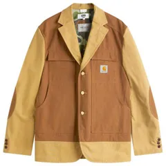 【送料無料】 ジュンヤ ワタナベ メンズ ジャケット・ブルゾン アウター Junya Watanabe MAN x Carhartt Cotton Canvas Duck Jacket Beige Brown