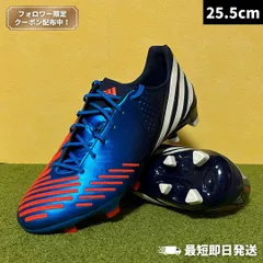 アディダス サッカースパイク 25.5 美品 adidas サッカー スパイク25.5センチ 赤と黒 - メルカリ