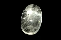【１点物】AAA透明◇キャッツアイ効果 クンツァイト 25x17mm オーバル ルース パワーストーン 天然石 _PB7980