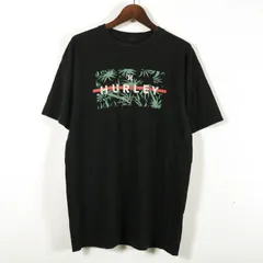 ハーレー 半袖Ｔシャツ プリントT クルーネック アメリカ古着 ヴィンテージ メンズ Mサイズ ブラック Hurley 【中古】