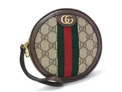 ■新品■未使用■ GUCCI グッチ 574841 オフィディア GGスプリーム GG柄 PVC セカンドバッグ クラッチ ポーチ ブラウン系 FF8373