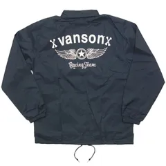 as15. VANSON ウールジャケット 黒 メンズLサイズ相当