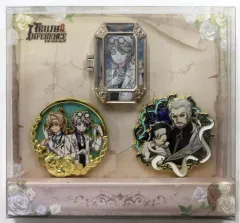 【中古】バッジ・ピンズ [単品] 集合 「トゥルース＆リーズニング」独占限定金属バッジセット 「Identity V 第五人格 トゥルース＆リーズニング 沈黙の反逆者 五周年記念限定ボックス 特別版」