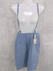 ◇ ●新品● Ungrid アングリッド タグ付き スリット 膝丈 スカート 91 M ブルー * 1002799725637 【中古】 【1002799725637】