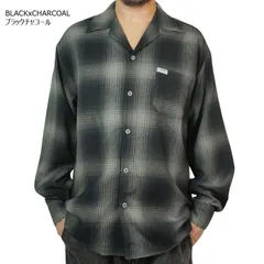 当店別注！CALTOP キャルトップ カルトップ メンズ シャツ スペシャルオーダー 7007 OMBRE LONG SLEEVE SHIRTS 開襟 オープンカラーオンブレ ロングスリーブシャツ