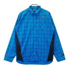 サイズ：XL OAKLEY オークリー  長袖シャツ 総柄 ブルー系 [240101393230] ゴルフウェア メンズ ストスト