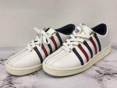 【K-SWISS/Kスイス】CLASSIC88 　02248-117 オフホワイト ネイビー レッド　25.5cm