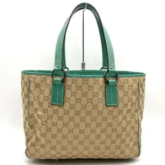 GUCCI GG Canvas Hand Bag Black 113017 Auth 52250 | Brand