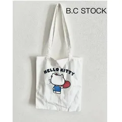 【新品】  B.C STOCK  ベーセーストック 別注　ハローキティ トートバック1  定価3,080円  2024年製  送料込み 6456744のサムネイル