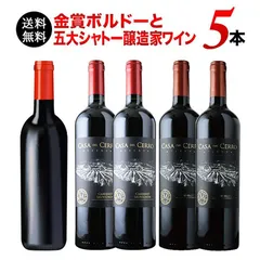 【金賞ボルドー入り】当店人気生産者の赤ワインと金賞ボルドーの5本セット 送料無料 メルカリのサムネイル