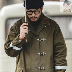UNCO WEAR ネイビー ファイヤーマンコート　コットン UNCO WEAR ネイビー ファイヤーマンコート コットン 紺 ネイビー