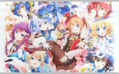 希少/非売品】ご注文はうさぎですか？/キャンバスアート/木製パネル