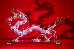 龍神コレクション・辰年のあなたへ【龍の置物　龍の珠　如意宝珠　ガラス　縁起物】