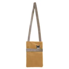 ☆ 犬タイプ/マスタード ☆ 猫刺繍 タテ型 ショルダーバッグ ミニショルダーバッグ レディース 斜めがけ 猫刺繍 ショルダーバッグ スマホショルダー 縦型 ミニショルダー ショルダーバック スマホショルダーバック 斜め掛け バック バッグ カバン ネコ ねこ