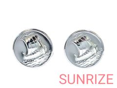 925S GEORG JENSEN ジョージジェンセン 50 帆船 カフス【T234】
