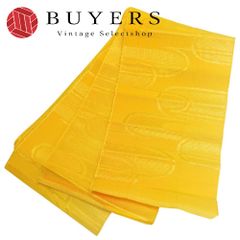 【中古】 半幅帯 ポリエステル イエロー 和装 呉服 和服 きもの レディース 女性
