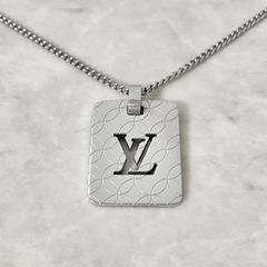 ヴィトン　ネックレス　シャンゼリゼ　LV プレート　シルバー　銀　モチーフ　☆