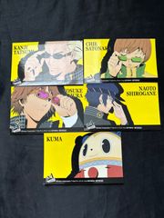 ペルソナ4 シール ステッカー 限定 特典 花村陽介 里中千枝 白鐘直斗
