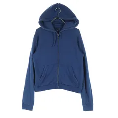 agnes b.PARIS アニエスベーパリス 長袖 ジップパーカー 1 ネイビー レディース 古着