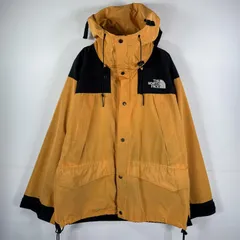 古着 90's/90年代 ザ・ノースフェイス THE NORTH FACE マウンテンジャケット ツートンカラー パーカー ナイロン S  イエロー メンズ