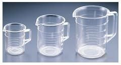 サンプラテック TPX手付ビーカー 5L 1058 プラスチックポリメチルペンテン樹脂 日本 BBC04058