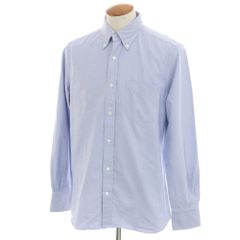 【新品】グランシャツ Glanshirt オックスフォードコットン ボタンダウン カジュアルシャツ ライトブルー【サイズ40】【メンズ】