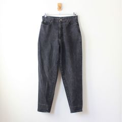 NY LINE ニューヨークライン ブラック デニムパンツ  テーパードシルエット USA製 42TALON サイズ12 W30位（w-1520224）
