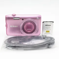 訳あり　Nikon COOLPIX A300　ピンクのコンデジ　SDカード付 COOLPIX ニコン コンデジ Nikon A300 ピンク 中古 Wi-Fi搭載 SD