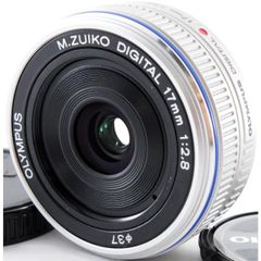 オリンパス 単焦点 レンズ OLYMPUS M.ZUIKO DIGITAL 17mm F2.8 シルバー 中古 保証 おすすめ 美品 マイクロフォサーズ