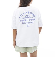 2024春夏 新品【BILLABONG/ビラボン】ADIV RASH SS TEE 水陸両用ラッシュTシャツ WHT レディース BE01C-861