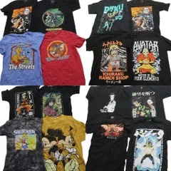 古着卸 まとめ売り キャラクター 半袖Tシャツ 16枚セット (メンズ XS /S ) 鬼滅の刃 セサミストリート トムとジェリー 中古 古着 MZ3994