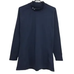 ★SALE価格★【新品】アンダーアーマー ハイネックインナーシャツ ネイビー 裏起毛 COLDGEAR UPF50 メンズ XXL ゴルフウェア 大きいサイズ UNDER ARMOUR