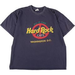 古着 90年代 ハードロックカフェ HARD ROCK CAFE WASHINGTON,D.C. アドバタイジングTシャツ USA製 メンズXXL ヴィンテージ/eaa337468