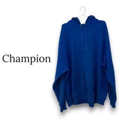 チャンピオン Champion 青 フード付きパーカー【3X】