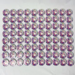 80個セット 巡音ルカ 「プロジェクトセカイ カラフルステージ! feat. 初音ミク グリッター缶バッジ イベントイラストコレクション vol.22 B」