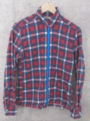 ◇ ◎ BEAMS ビームス チェック 長袖 シャツ サイズS レッド系 マルチ メンズ  【1002801106249】